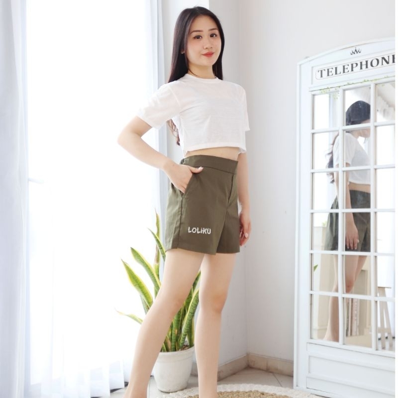 LOLiKU Basic Hotpants - Celana Wanita