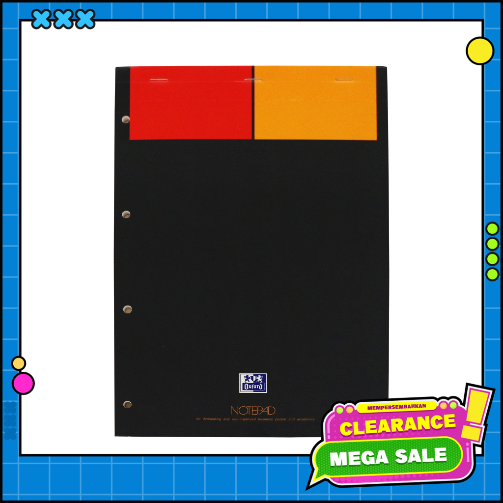 

Oxford International Notepad square paper 5x5mm - 1101