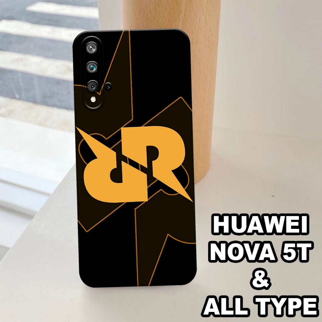 G23 - Silikon HUAWEI NOVA 5T - Softcase pro camera HUAWEI NOVA 5T - Motif RRQ - Bahan  Karet Lentur 