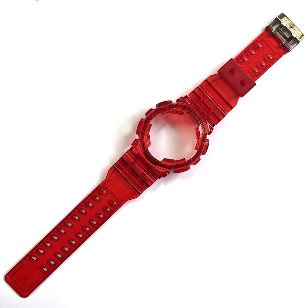 BNB BAND BEZEL GSHOCK G SHOCK GA 100 GD 100 GAX 100 GA 110 GD 110 GD 120 TRANSPARAN MERAH CLEAR JELL