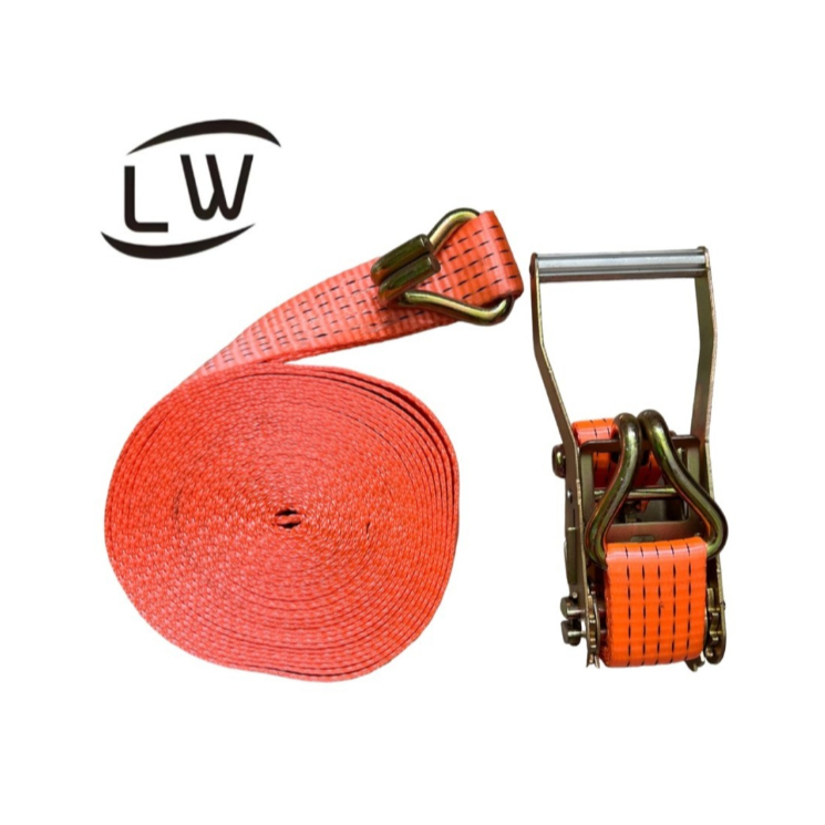 RATCHET TIE DOWN CARGO LASHING BELT/ CARGO STRAP 5 TON 12 METER