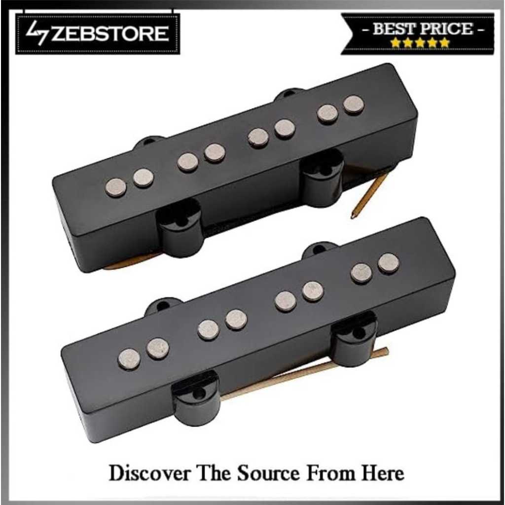 Pickup Bass Jazz Bass Ceramic 4 String Black