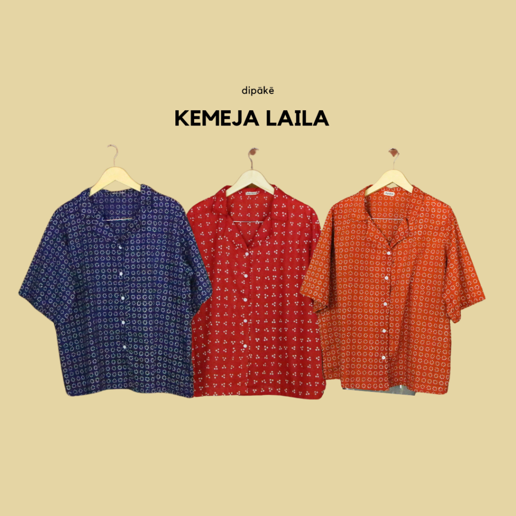 Kemeja Oversized Batik Cap Laila