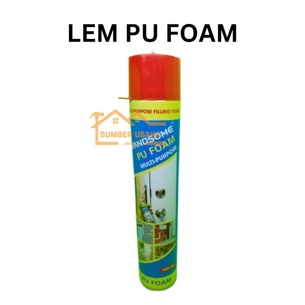 Polyurethane PU Foam / Busa Poliuretan Lem Sealant Alseal 750 ml 750ml SUJ Spray PU FOAM