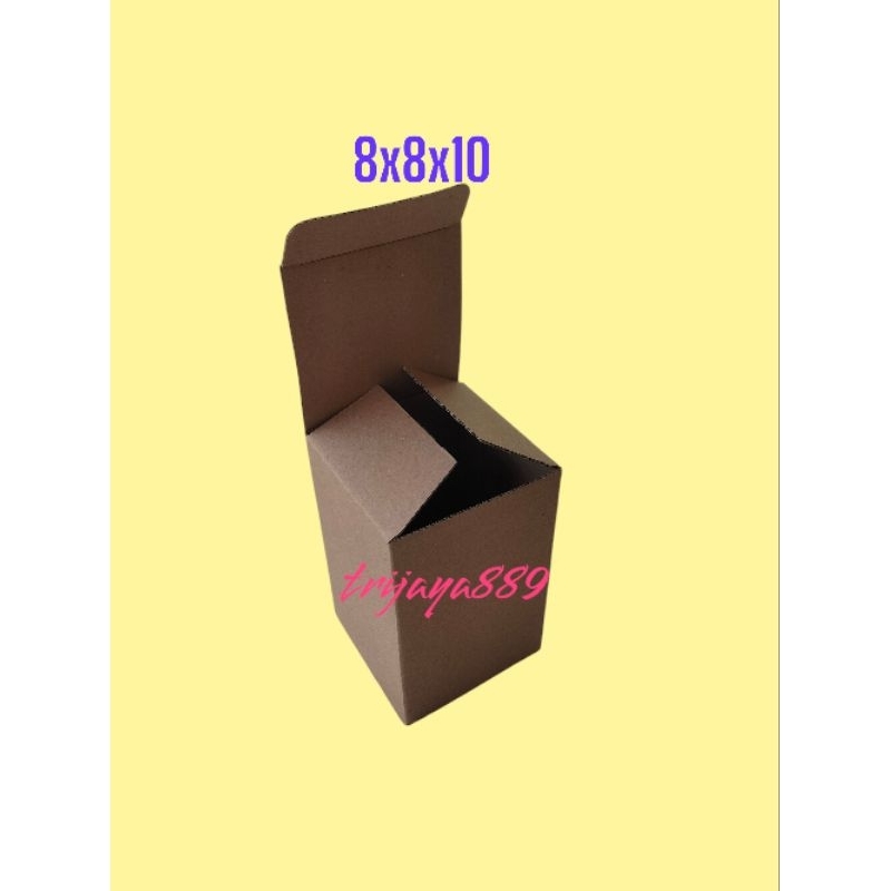 

kardus packing box pizza / die cut ukuran 8x8x10