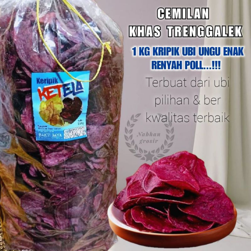 

1 KG KRIPIK UBI UNGU ENAK RENYAH MANTAP