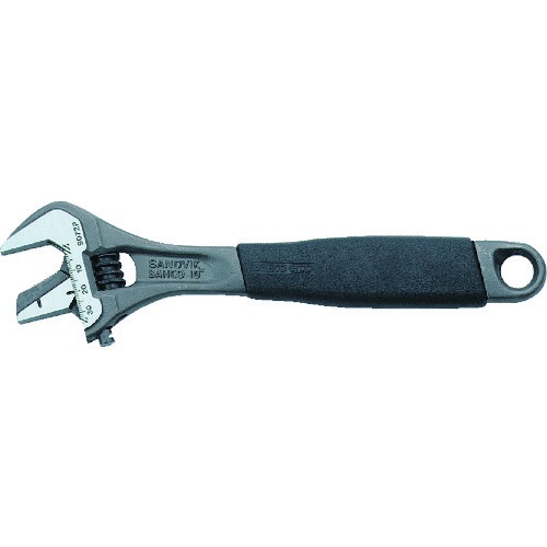BAHCO Adjustable Wrench with Thermoplastic Handle and Pipe Grip 9072P
