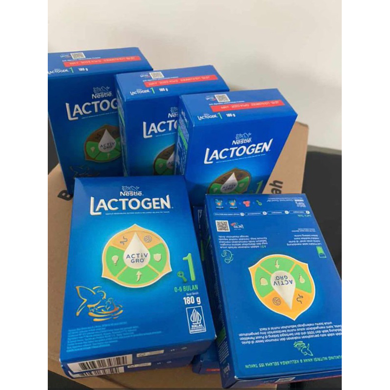 Susu lactogen 0-6 bulan. 180 gram. tahap 1
