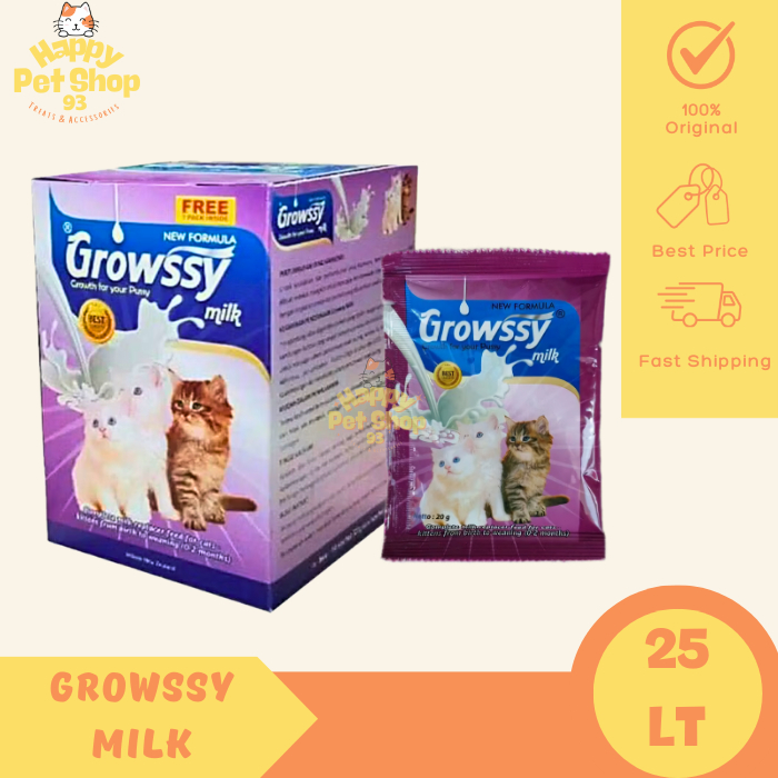 

Susu Kucing GROWSSY Kucing 1 Sachet