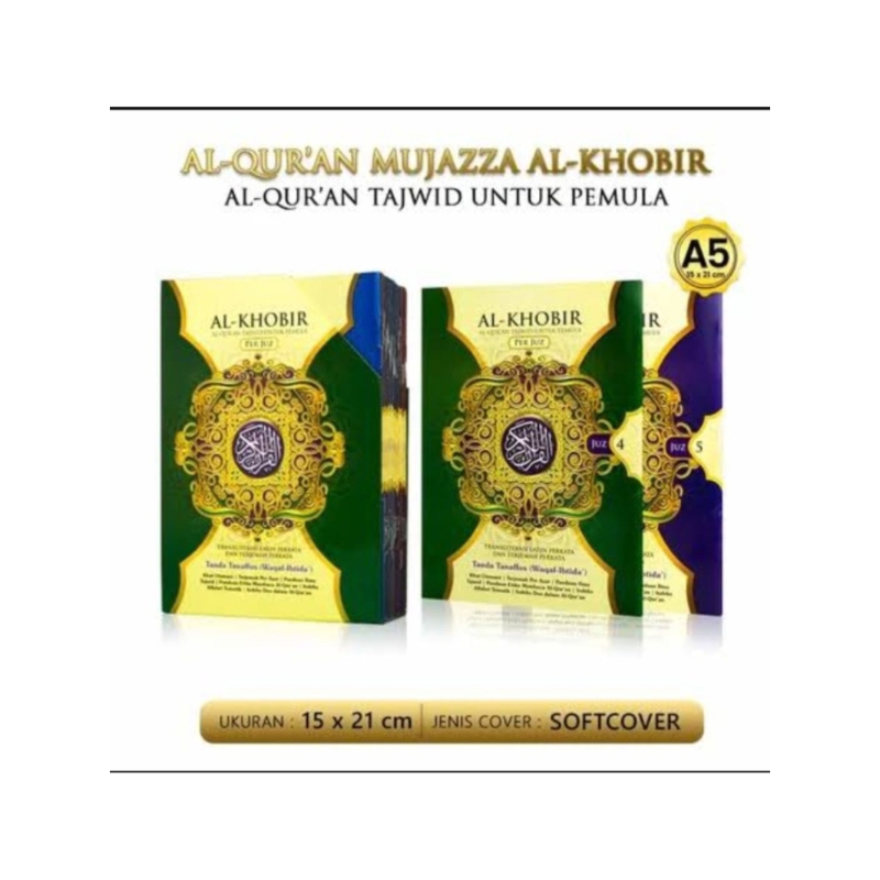 ALQURAN AL KHOBIR PER JUZ BOX TERJEMAH TRANSLITERASI PERKATA A5