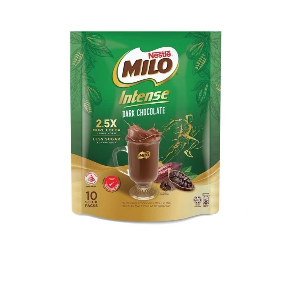 

coklat MILO Malaysia Intense Dark Chocolate Pouch (33g x 10's)