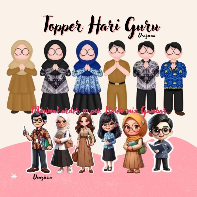 [READYYY] TERBARU TOPPER BUKET HARI GURU - TOPPER HARI GURU JUMBO