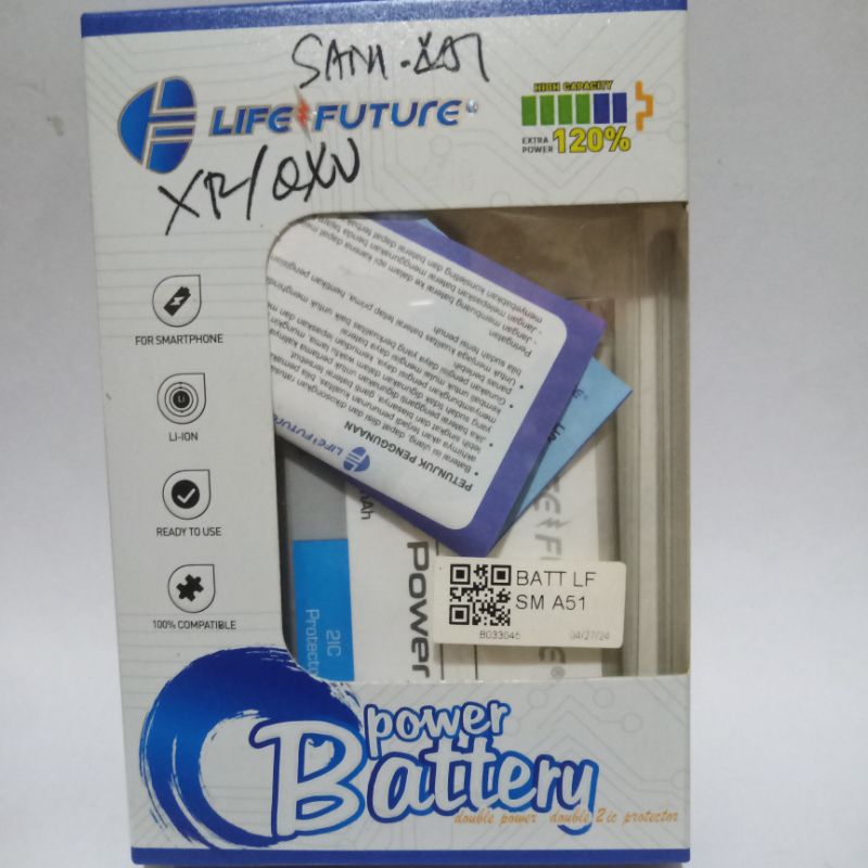 BATERAI SAMSUNG A57 DOUBLE POWER