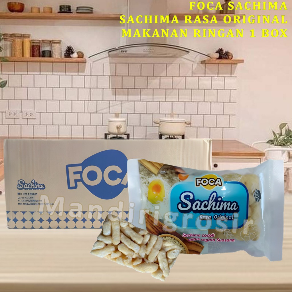 

Makanan Ringan Sachima * Foca Sachima * Sachima Rasa Original * 40gr 60pcs