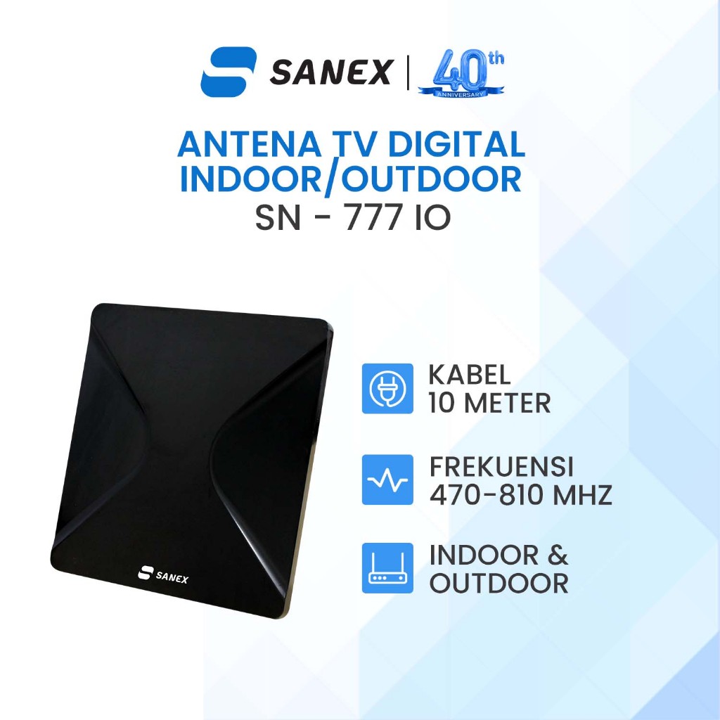 SANEX Antena TV Digital Indoor Outdoor SN-777 IO