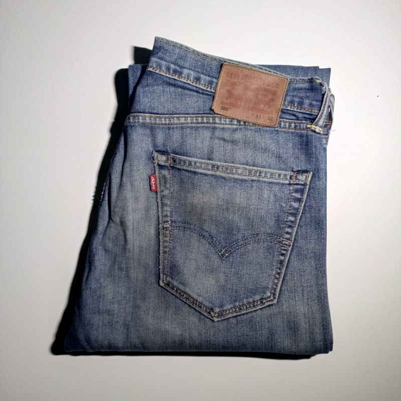 Levis 505 Washed Jeans Second