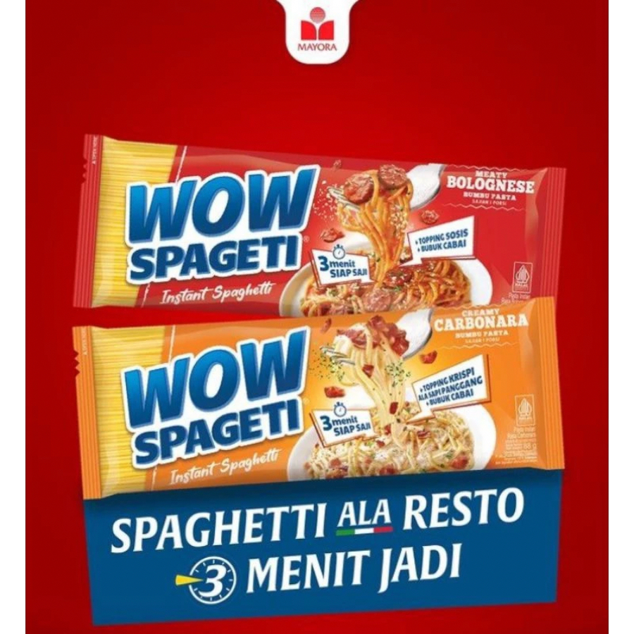 

[GROSIR!!] Wow Spaghetti 1 Dus isi 40 pcs 88gr - spagheti viral grosir nikmat enak termurah mantap