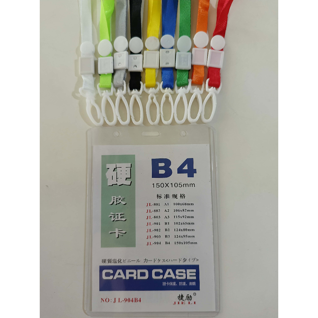 ID CARD PANITIA CARD CASE + TALI / Plastik Mika ID Card / Name Tag Panitia