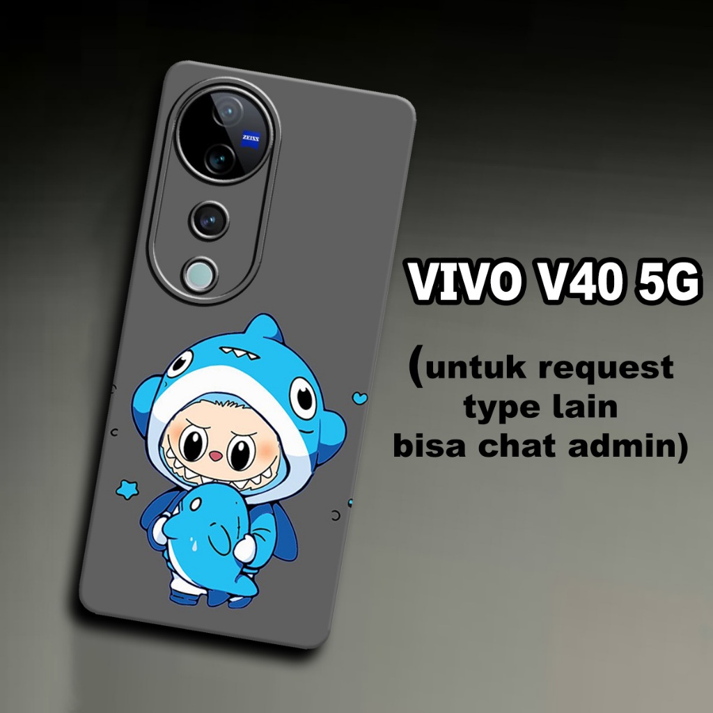 CC24/ Softcase karet lentur untuk VIVO V40 5G/Motif cewek/case VIVO V40 5G/kesing VIVO V40 5G /silic