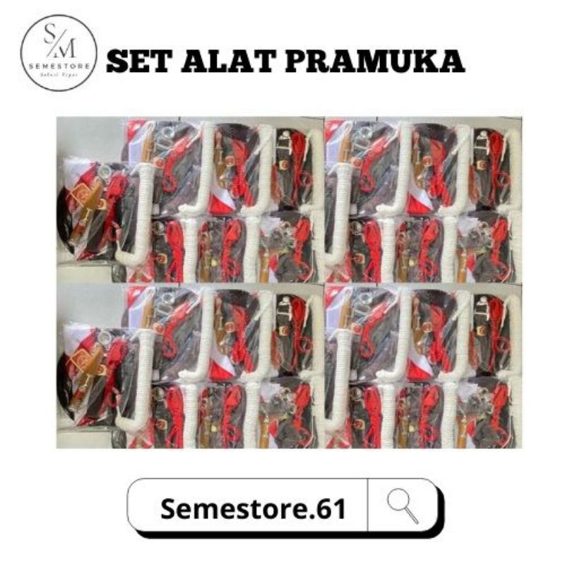 

set alat pramuka lengkap cewek cowok murah