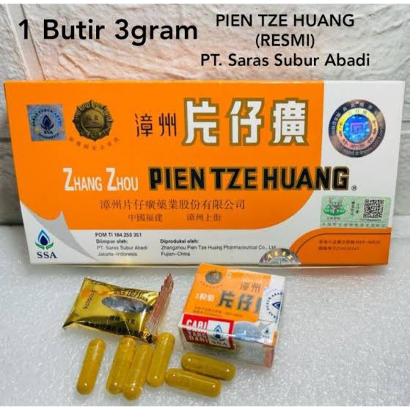 PIEN TZE HUANG Original SSA Obat Luka Pasca Operasi Pien Tze Huang Asli 100% Original