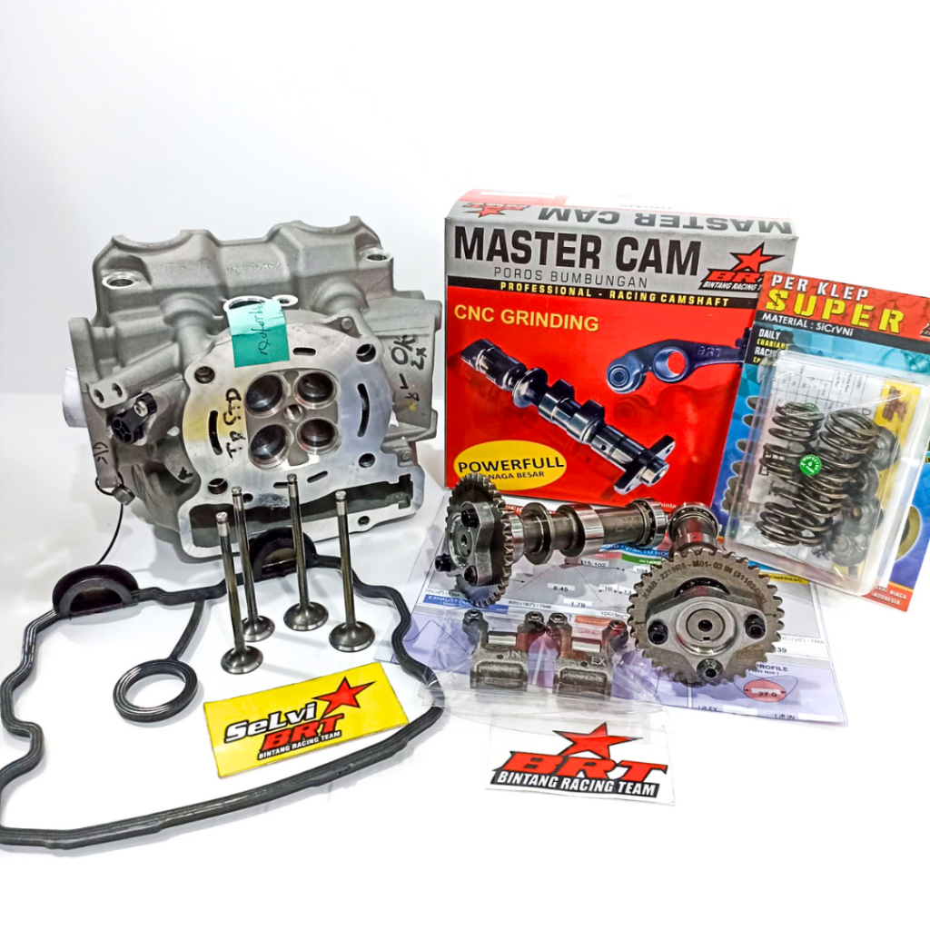 PAKET HEAD BRT SONIC NEW CBR 150 CB 150R SUPRA GTR 22 19 24 22 PORTING CNC