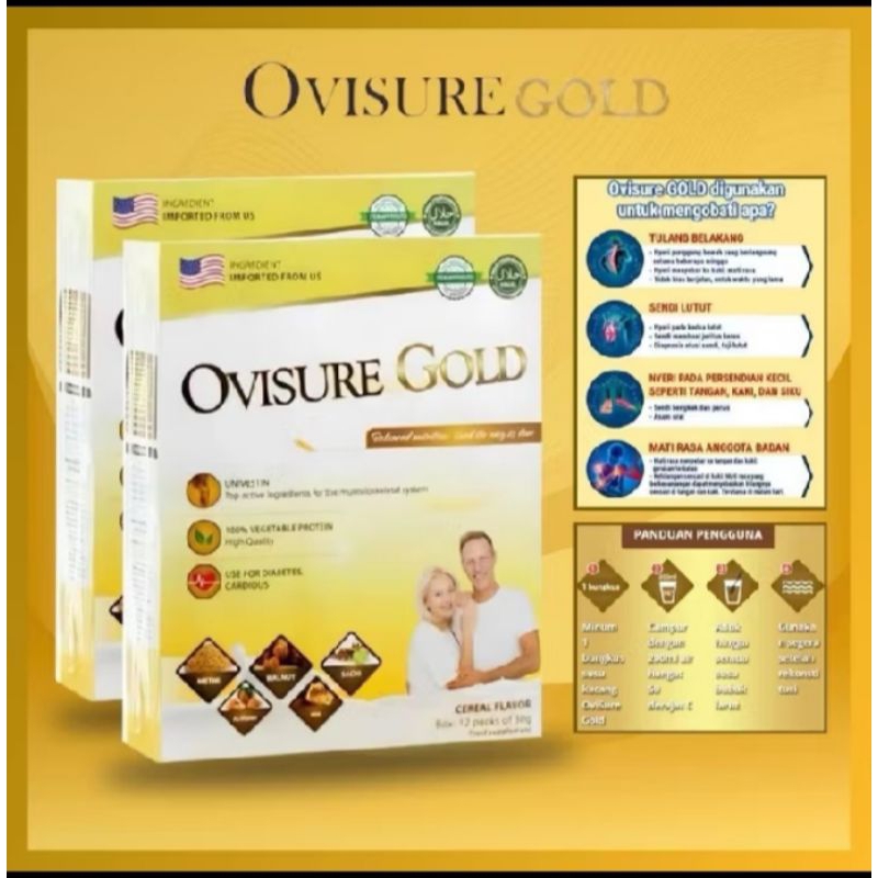 

OVISURE GOLD MILK SUSU VITAMIN SENDI DAN TULANG OBAT NYERI OTOT SYARAF KEJEPIT