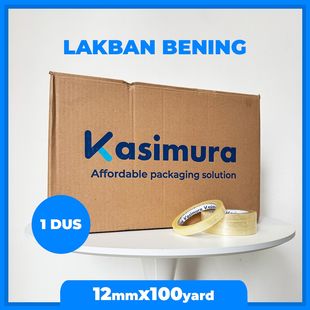 

LAKBAN BENING/COKLAT 1DUS ISI 288PCS 12MMx100YARD HARGA BERSAHABAT TEBAL DAN KUAT