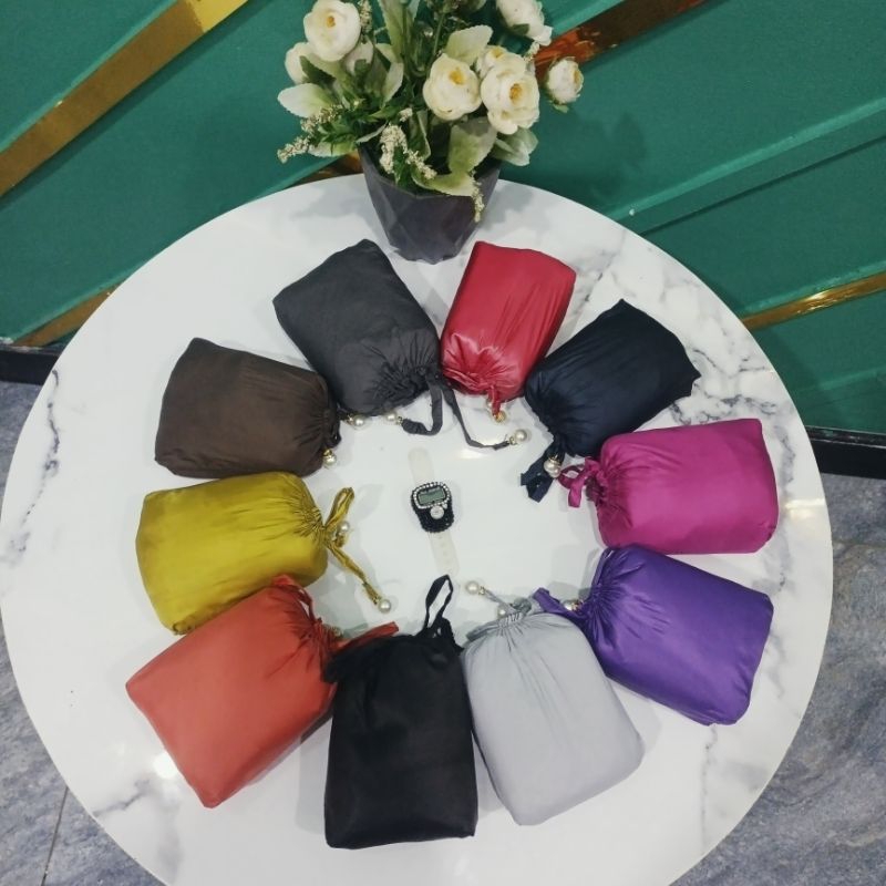 Mukena Parasut Korea Mini Pouch #Mukena Parasut#Mukena Mini#Parasut Korea#Mukena Treveling