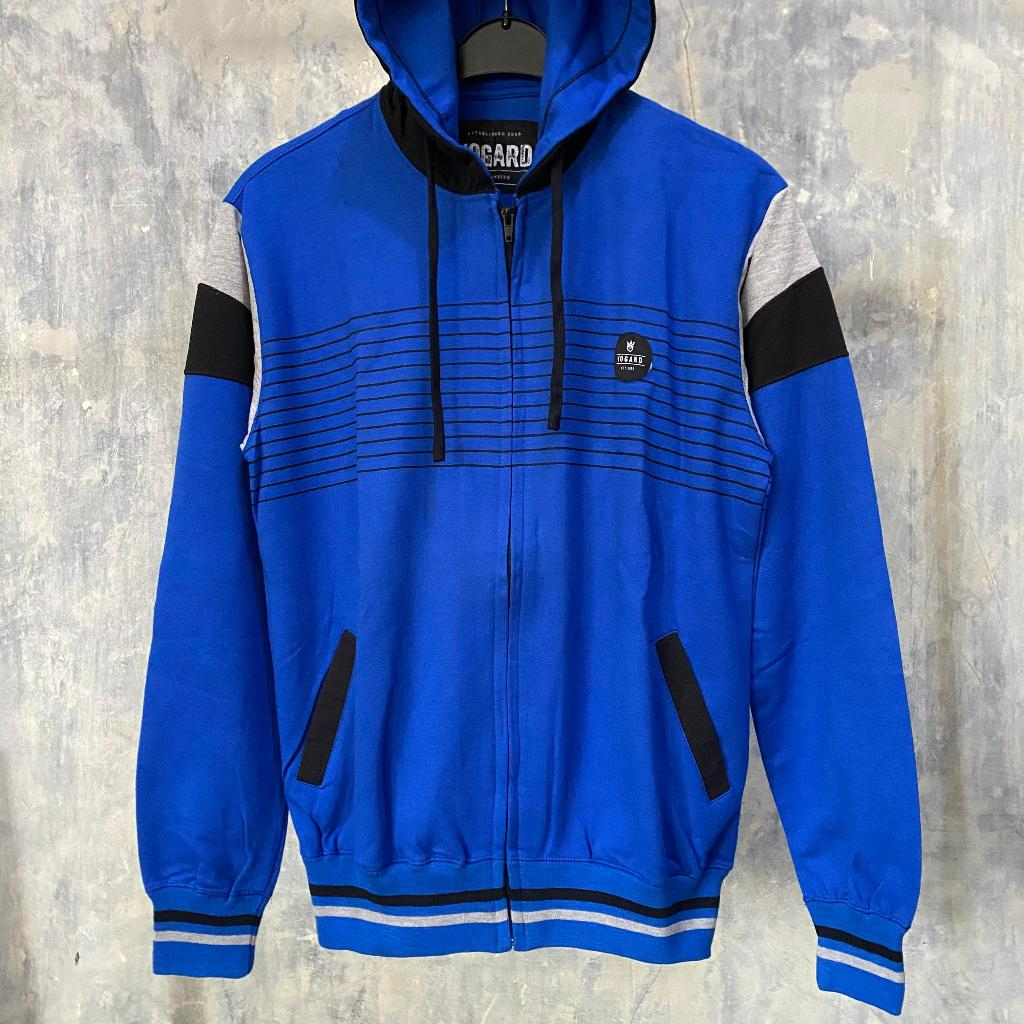 JAKET VOGARD RED WITH BLACK STRIPES | JAKET VOGARD RED BLACK ABSTRACT | JAKET HOODIE VOGARD WHITE BL