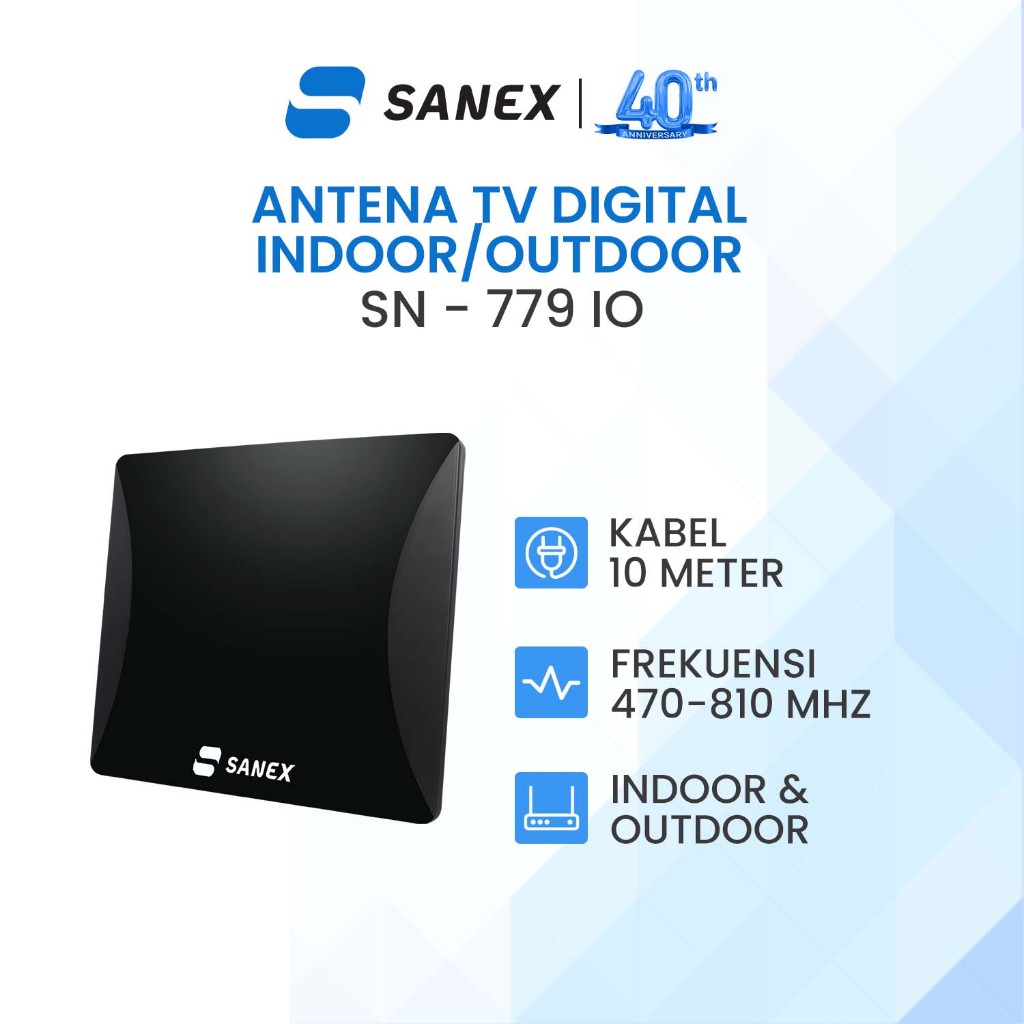 SANEX Antena TV Digital Indoor Outdoor SN-779 IO