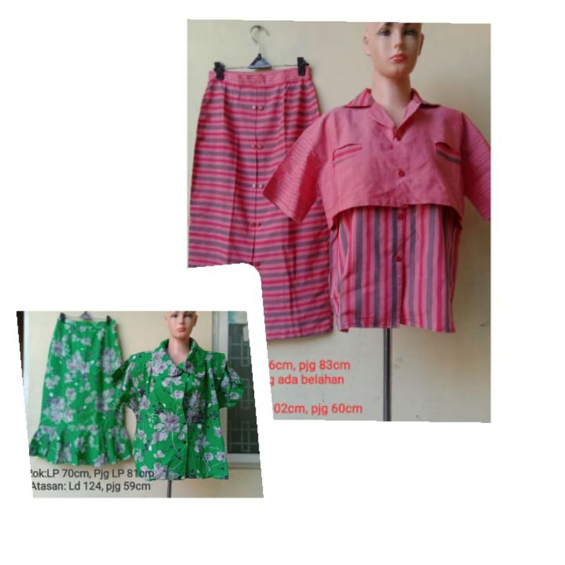 ONESET ROK WANITA PRELOVED/ STELAN WANITA PRELOVED/ SET ROK WANITA PRELOVED/ SET ROK KERJA WANITA