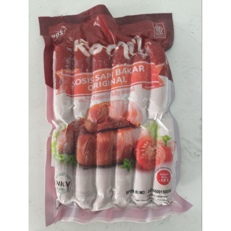 

Sosis Bakar Kamil 500 gr isi 12