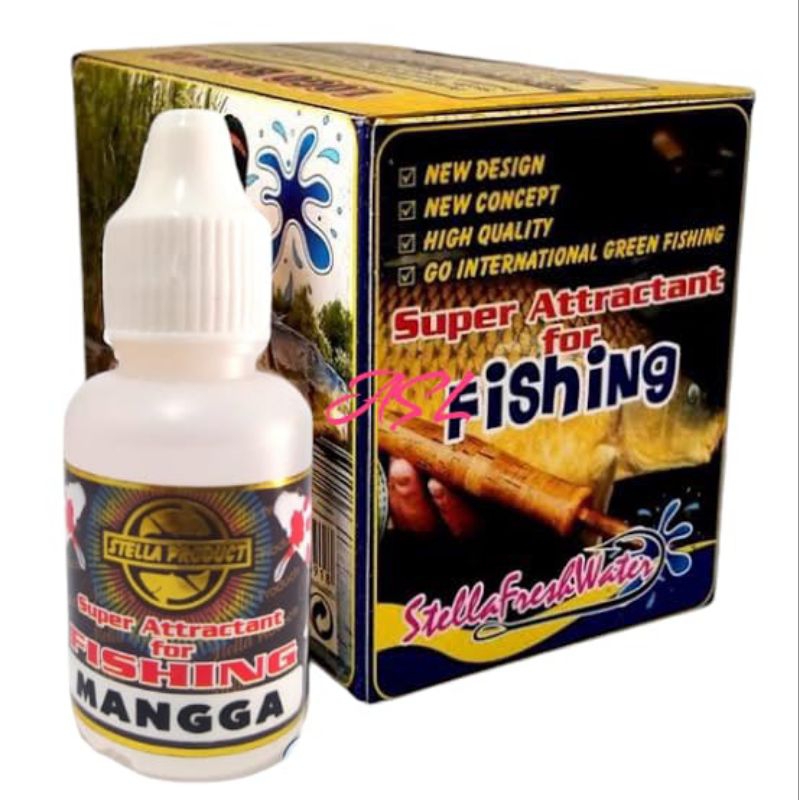 Essen Stella mangga Biang Murni 30 ml 30ml Aroma mangga kueni Esen Pancing Essen ikan Kemasan Botol 