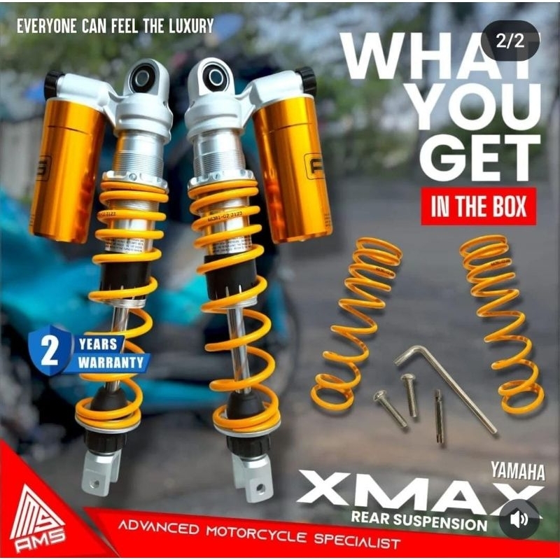 Shockbreaker Belakang Xmax 250 Shock AMS