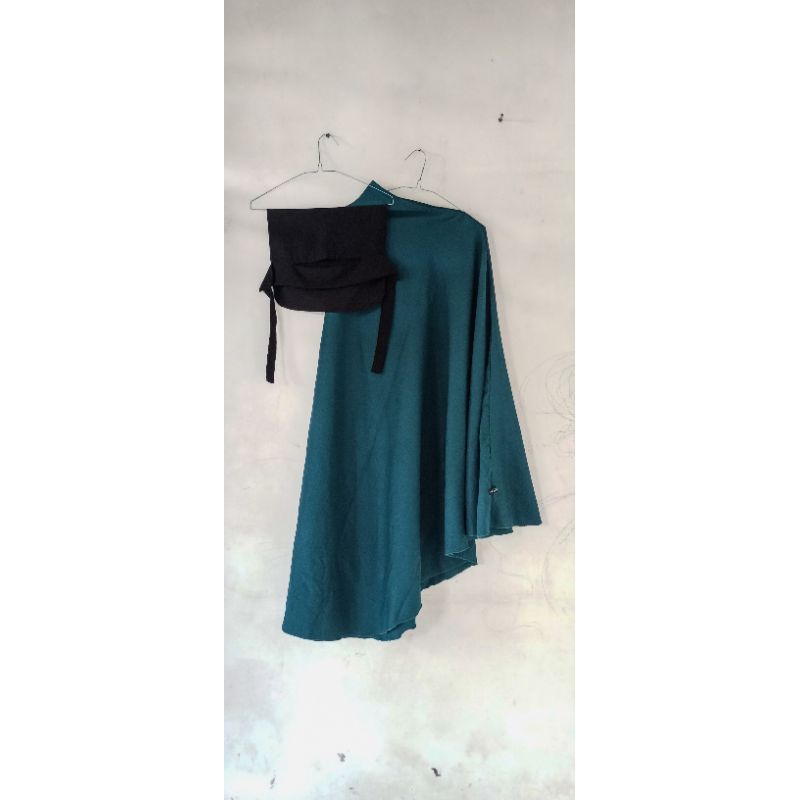 Preloved khimar Alsyahra Emerald