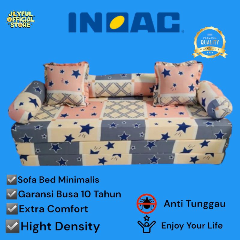Sofa Tidur / SofaBed Busa INOAC & GOLDEN AFM Sofa Minimalis Ruang Tamu UK 200X145