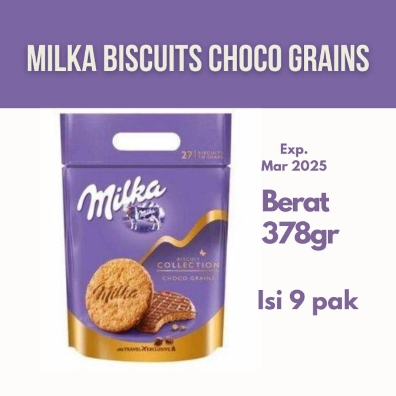 

Milka Biscuits Choco Grains | Coklat Impor