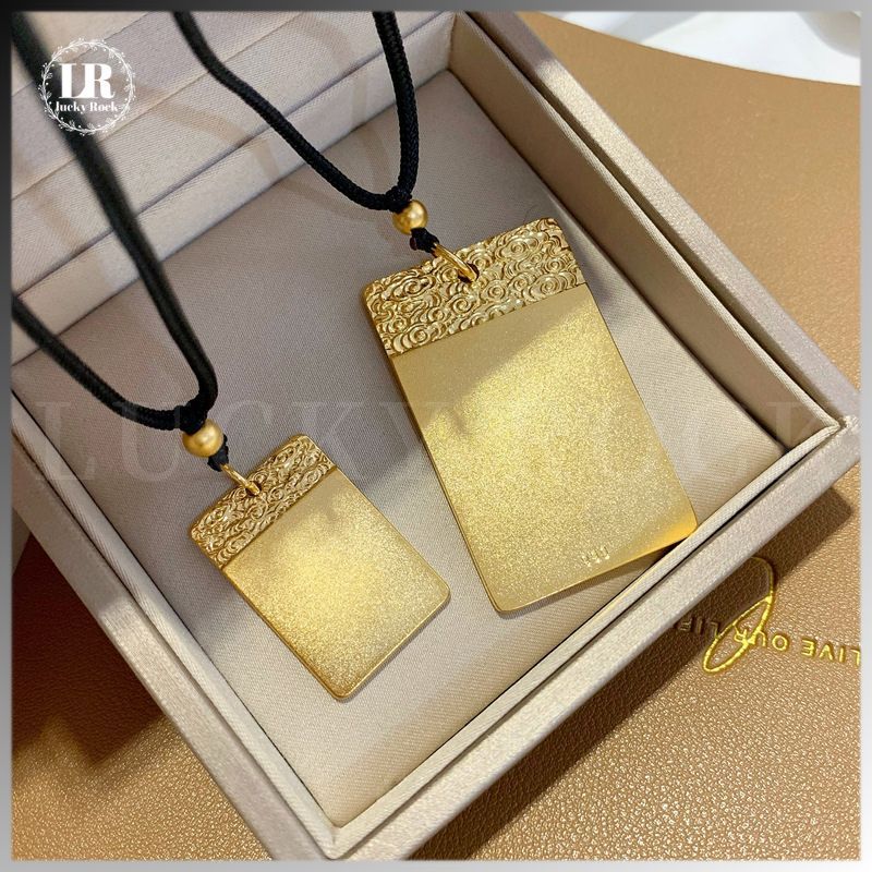 Lucky-1168 Kalung Pasangan Kalung Berlapis Emas Kualitas Tinggi Kalung Emas Pasir Vietnam untuk Pria