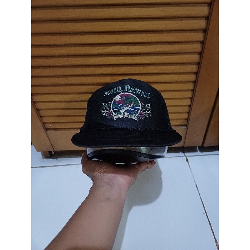 Topi Trucker Maui Hawaii Classic Vintage