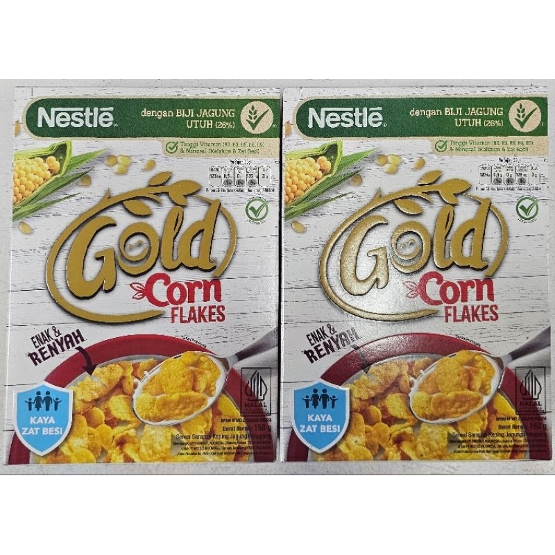 

Nestle Gold Corn Flakes 150g Box