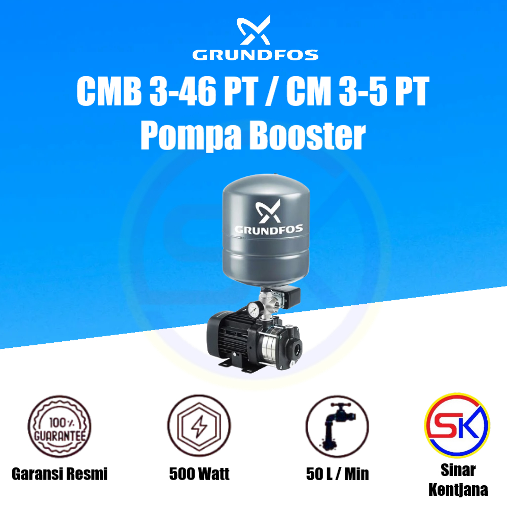 Pompa Booster Grundfos CMB 3-46 PT / CM 3-5 PT