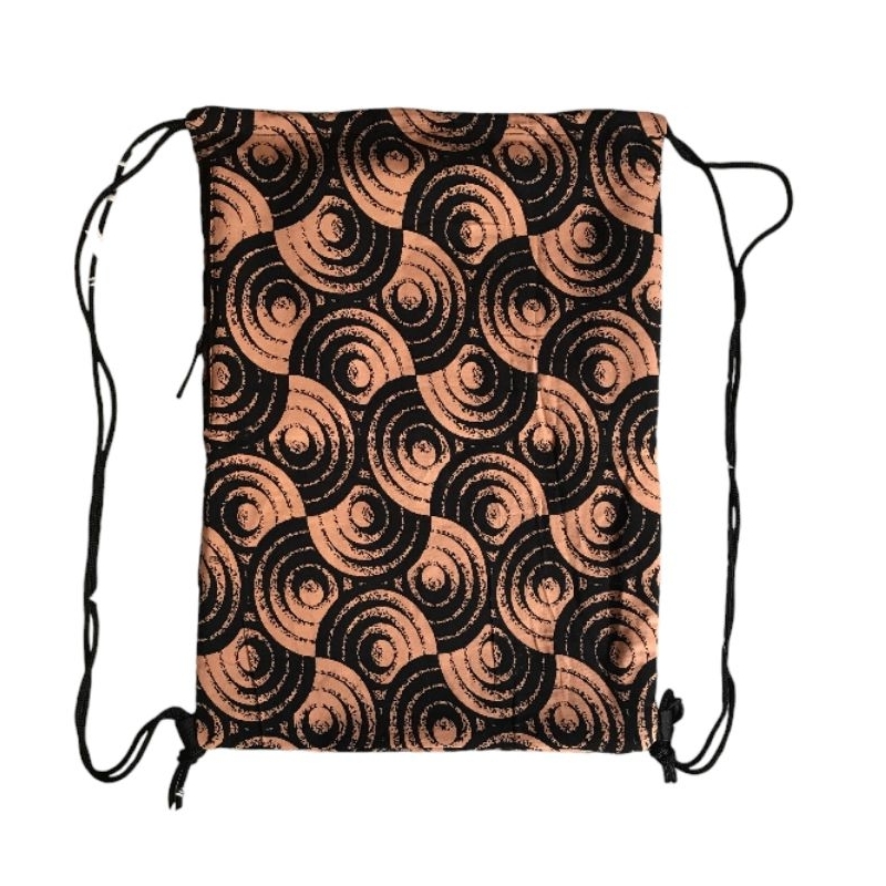 Tas Travel Serut Batik 2 Slot Lucu Unik Cowok Cewek Anak Unisex Sekolah Olahraga Futsal Sepakbola Ba