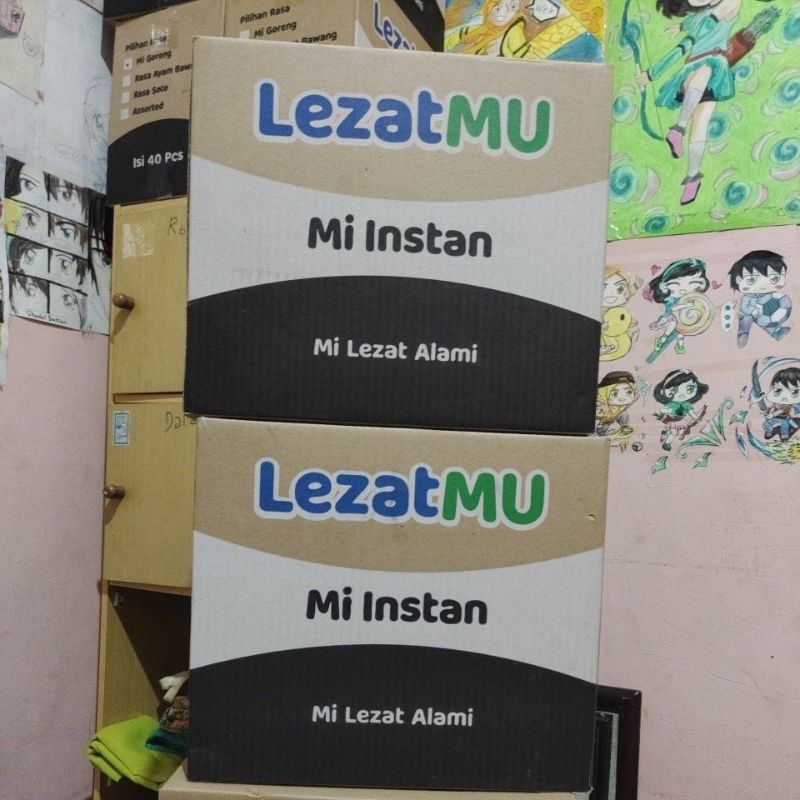 

2 dus Lezatmu (isi 80 bungkus) pilih rasa bebas Goreng Soto Ayam Bawang