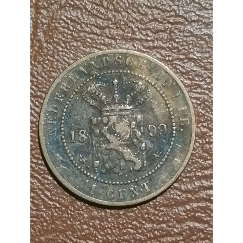 

1 cent ned indie tahun 1899