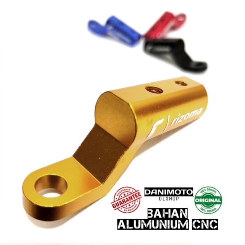 Danimoto Breket CNC Besi Dudukan Spion Motor Holder HP Lampu Tembak Camera GoPro Nmax Vario Aerox