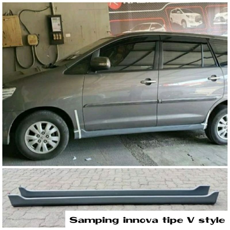 bodyki samping side skirt sideskirt toyota kijang innova 2004 - 2015