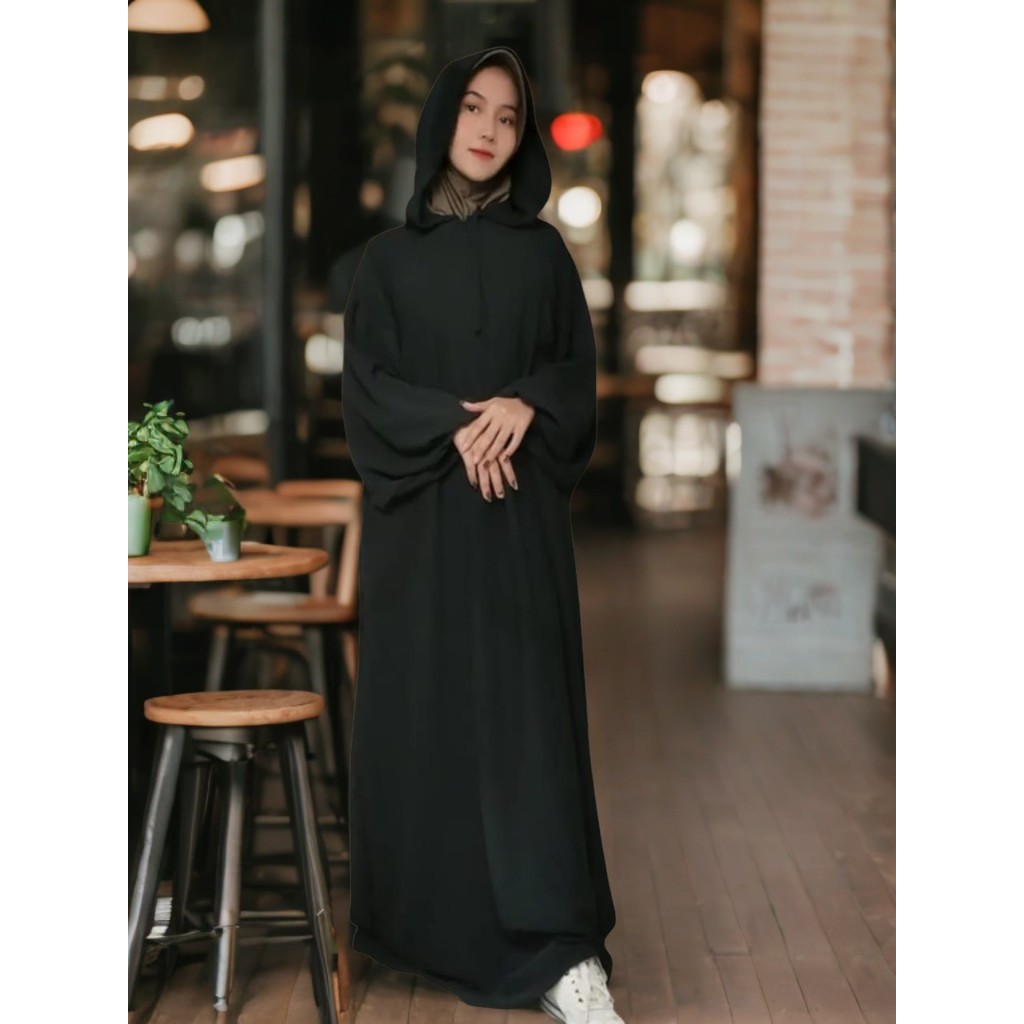 ABAYA GAMIS AZURA HOODIE /GAMIS HOODIE/GAMIS BALON CRINKLE/GAMIS BUSUI FRIENDLY/GAMIS BALON TURKEY/A