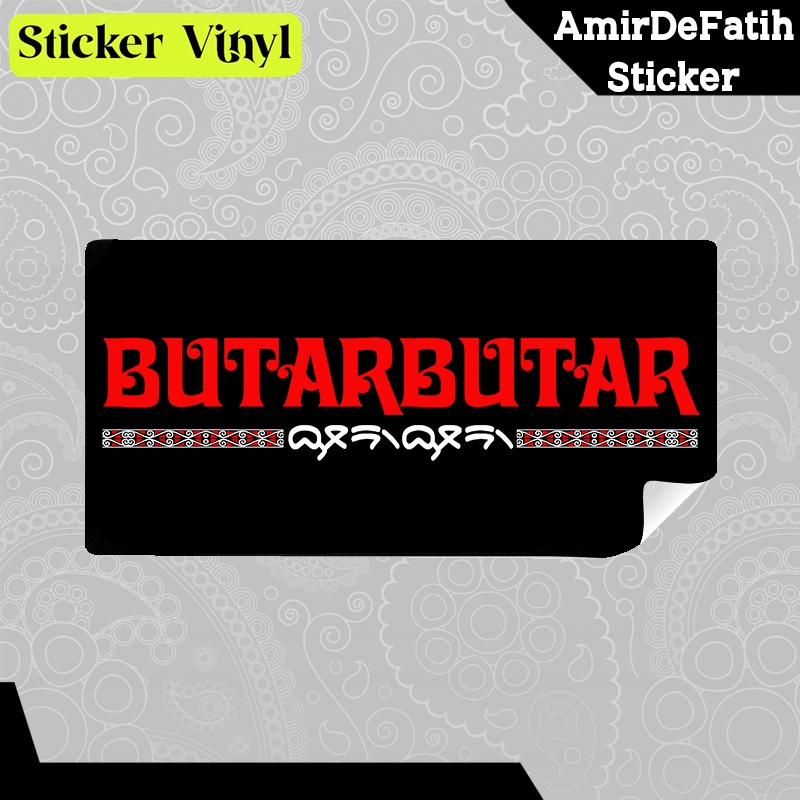 

Stiker Sticker Marga Batak Butarbutar Bahan Vynil Tahan Air Bisa Custom Gambar Suka Suka Satuan