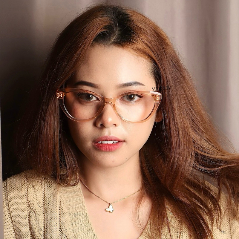 mylogylollyshop - FRAME kacamata wanita cat eyes kokoh mewah stylish kode SILKY (mylogylollyshop)